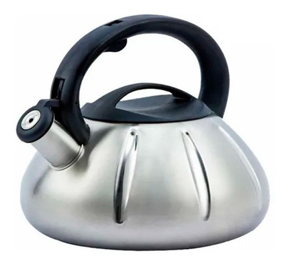 Pava Bombé Silbadora De Acero Inoxidable Brillante 3 Litros 0