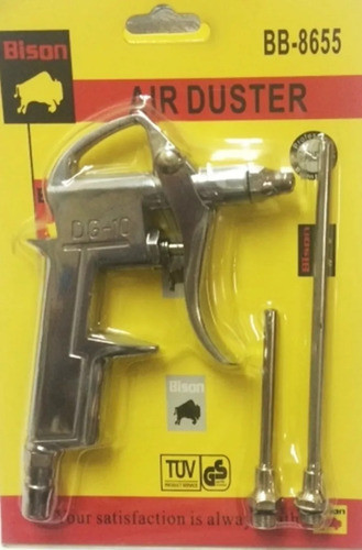 Set Pistola Para Sopletear Aluminio + Pico P/ Inflar. 1