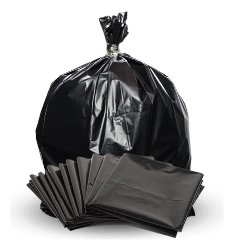 200 Bolsa Residuo Ultra Reforzada 90x110 Negras Basura 45mic 0