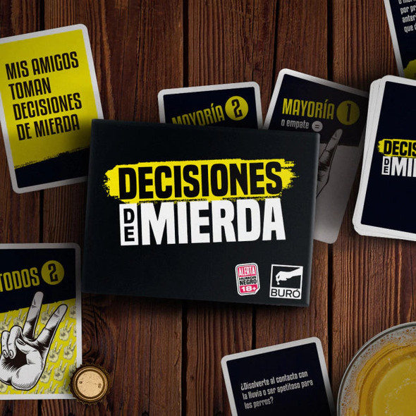 Buró | Adult Party Board Game - Decisiones de Mierda (18+) Buró | Adult Party Board Game - Decisiones de Mierda (18+)