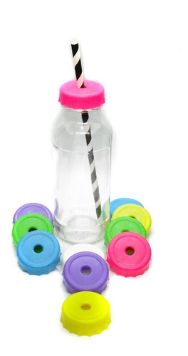 Mayorista 5 Tapas De Plastico Perforada Para Botella Candy 0