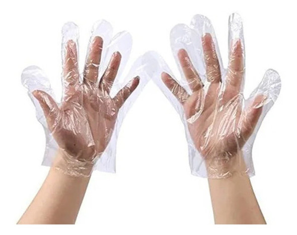 1000 Guantes Descartables Polietileno Manopla 10 Paq X100 0 1000 Guantes Descartables Polietileno Manopla 10 Paq X100 0