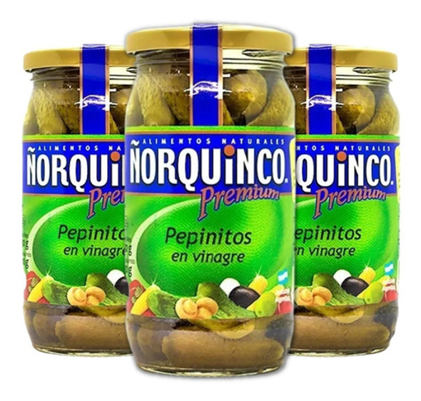 Pepinitos Pickles En Vinagre 330 Grs - 3 Unidades 0