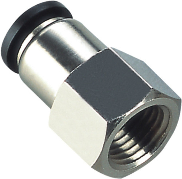 Conector Para Aire Recto Para Tubo De 4mm Rosca Hembra 3/8 0