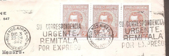 Argentina 1942 Sobre Circulado  Numero  82a 1 Argentina 1942 Sobre Circulado  Numero  82a 1