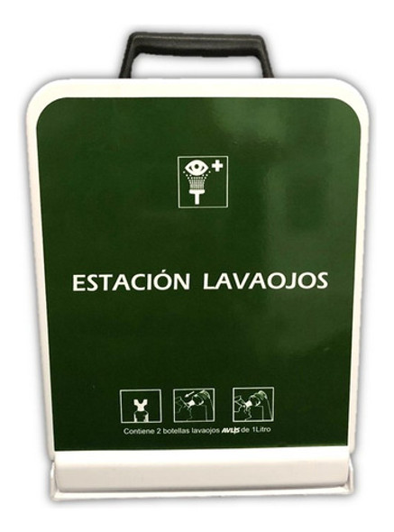 Estacion Lava Ojos Emergencia Maletin 2 Bidones 0