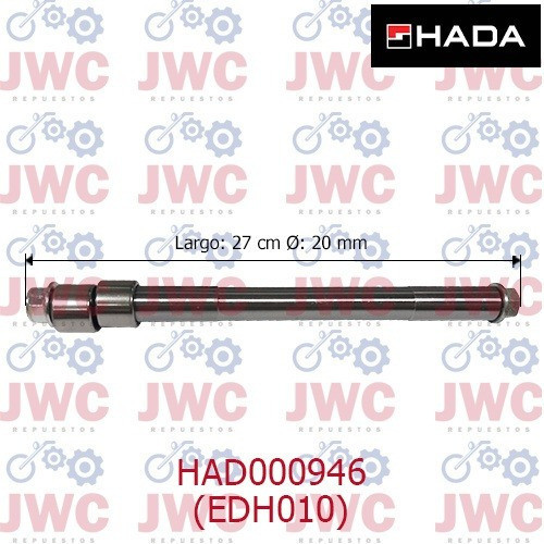 Eje Horquillon Honda Xr 150 L Completo C/buj Had000946 0