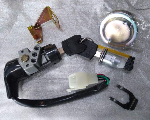 Set Cerradura Llave Contacto Motomel Blitz 110 V8 Original!! 1
