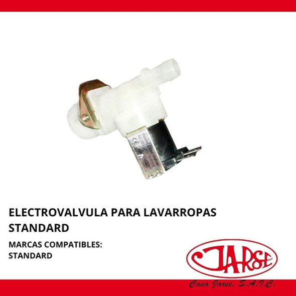 Electrovalvula Para Lavarropa E/c Agua 1 Via Standard X10 Un 1