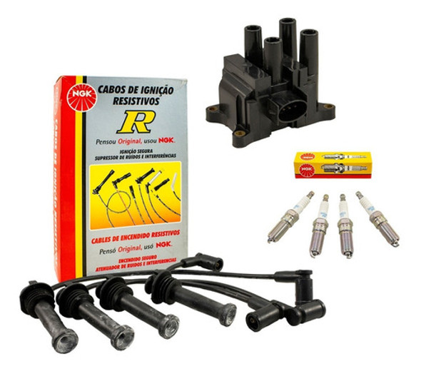 Kit Bobina+cables+bujia Ford Mondeo 98/01 2.0 16v Zetec Cuot 0