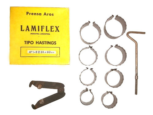 Prensa Aros Lamiflex, Tipo Hastings N° 1 (8z) 38 A 60 Mm 0