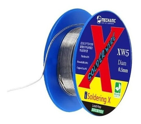 Estaño Mechanic Xw5 0.5mm 40g Soldadura Rollo 1