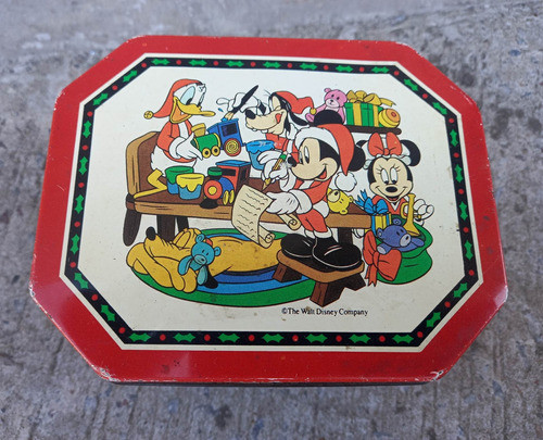 Antigua Lata The Walt Disney Caramelos Sabror Fruta Surtidos 0