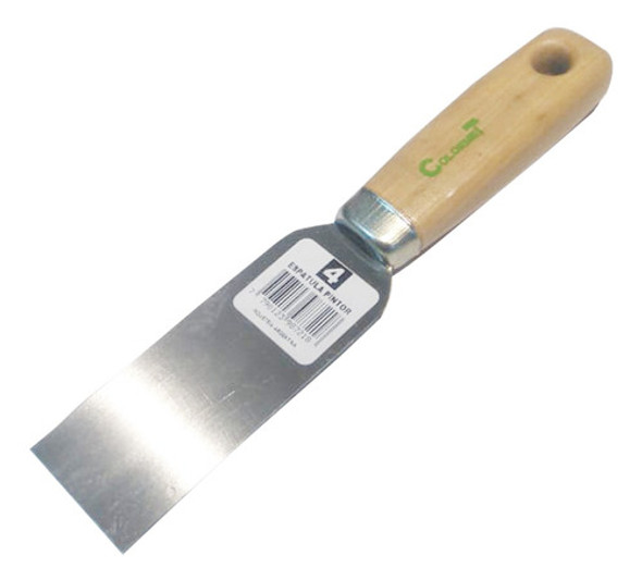 Espatula Mango Madera Colormet Nro 4 Profesional Pintor 0 Espatula Mango Madera Colormet Nro 4 Profesional Pintor 0