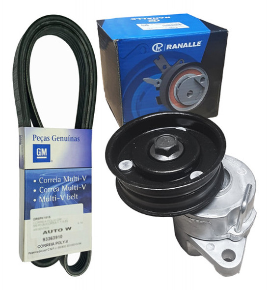 Juego Tensor Correa Poliv + Correa Gm Corsa 2 Meriva 1.8 0