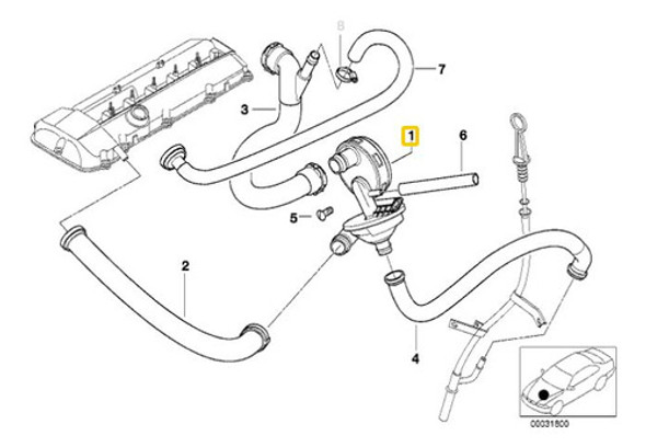 Separador De Aceite Pcv Para Bmw Serie 3 E46 323ci M52 1 Separador De Aceite Pcv Para Bmw Serie 3 E46 323ci M52 1