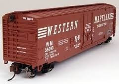 D_t Bachmann  50' Plug-door  Box Car Wm 18037 1