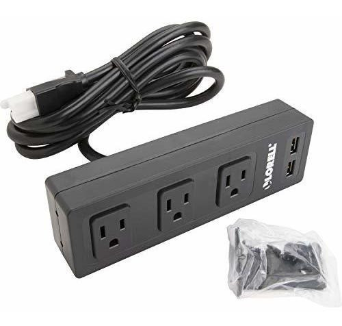Lorell Ac Power Center  3 X Ac Power 2 X Usb Color Negro 0