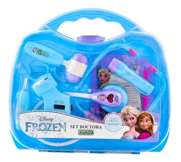 Set Doctora De Frozen Con Luz Y Sonidos Original Ditoys 0