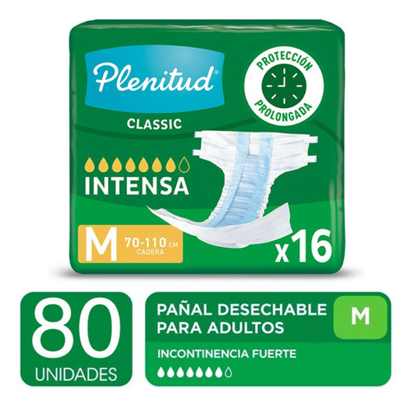 Pañales Para Adultos Plenitud Classic Pant M X16u Pack X5 0