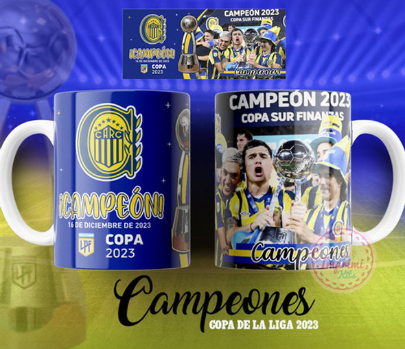 Plantillas Rosario Campeón Sublimar Tazas Copa De La Liga 1