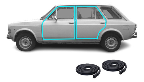 Burlete Fiat 128 Familiar 71-90 prta x2 0