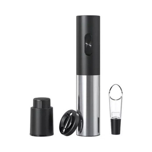Kit Sacacorchos Automático Eléctrico Tapón Set De Vinos Usb 1