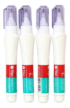 Kit Lápiz Corrector Filgo X4 Unidades 1