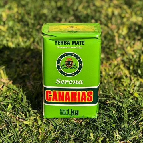 Yerba Mate Canarias Serena 1kg Original 100% Natural Hierbas 1