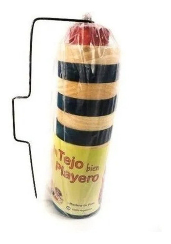Tejo Playero De Madera Con Gancho Para Transporte 1