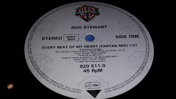 Rod Stewart Every Beat Of My Heart Tartan Mix Con Poster Uk 1
