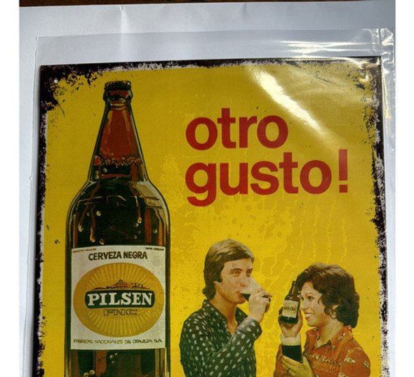 Cartel Chapa  Bar  Tipo Antiguo 30 X 20 0