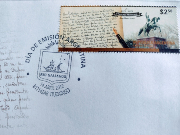 Sobre Conmemorativo Consejo Municipal Rio Gallegos 1