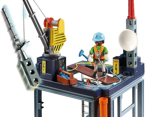 Set Playmobil Starter Pack Construccion Con Grua Tun Tuni 1
