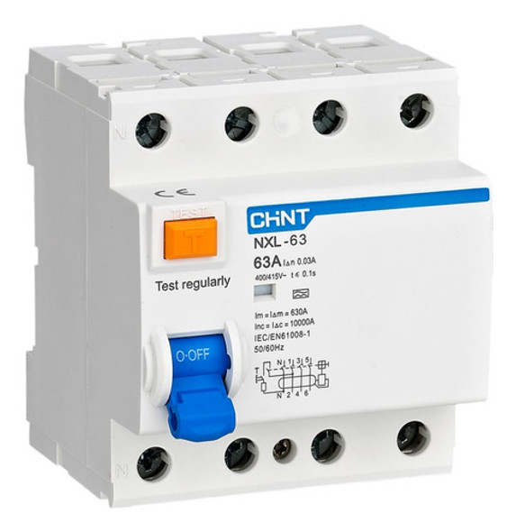 Disyuntor Diferencial Tetrapolar 4 X 40a Chint 0
