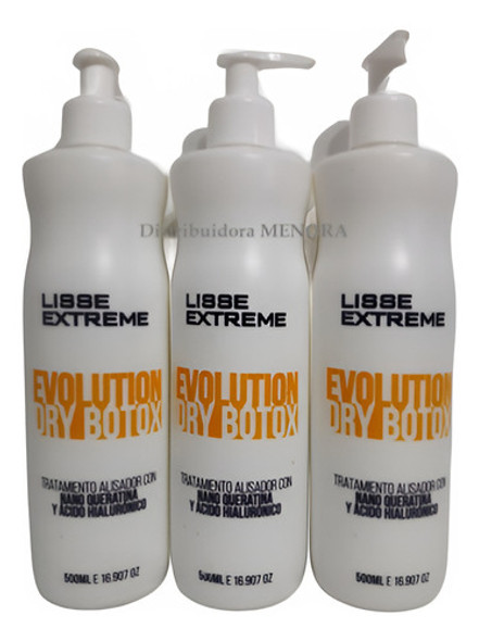 Combo 3 Dry Bottox Evolution 500ml. Lisse Extreme 0 Combo 3 Dry Bottox Evolution 500ml. Lisse Extreme 0