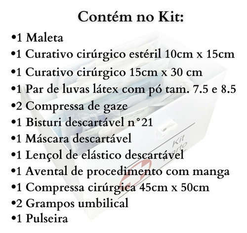 Kit Parto Para Ambulância Emergências  Aph  Resgate E Samu 1