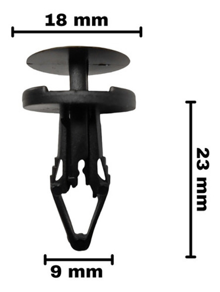 Gancho Grampa Broche Traba Clip Paragolpe X5 Prisma Onix Cuo 1
