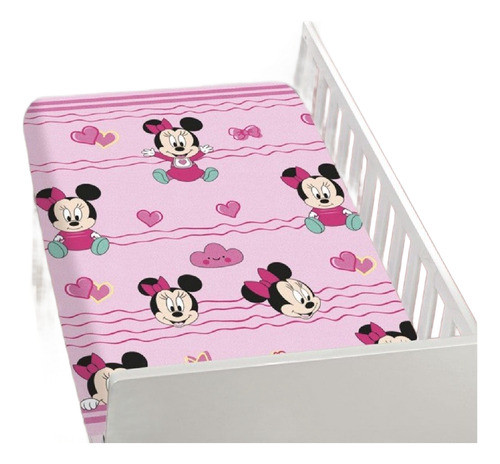 Manta Minnie Coração Baby Microfibra Com Toque Soft Jolitex 0