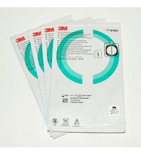 Placa Paciente 3m 9160-f Bipolar Universal Sobre X5 Unidades 0