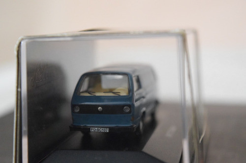 Vw T3 Furgon Azul Schuco 1/87 C/caja 1