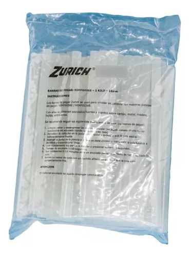 Barras De Silicona 11 Mm X 20 Cm - 1 Kg  - Zurich 0