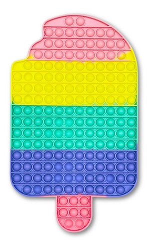 Pop It Gigante Helado Paleta Pastel 23 X 40cm Antiestres 0