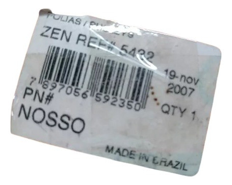 Polea De Alternador Con Embrague Zen 5432 1