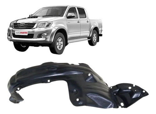 Pasarrueda Hilux 2012 A 2015 Guardaplas Delantero Izquierdo 0