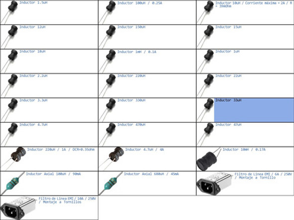 Pack 20x Inductor 33uh 0608-p 1