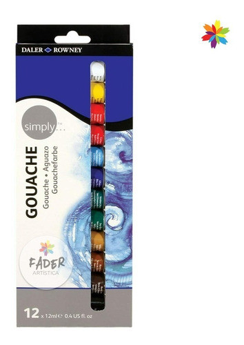 Daler Rowney Gouache X 12 Pomos 1