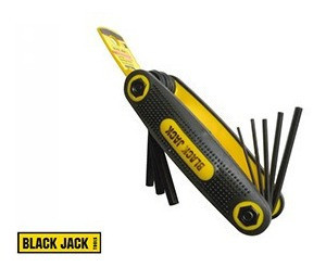 Set De Llaves Alle Plegables X 8 Pcs 1,5-6 Mm Black Jack 1