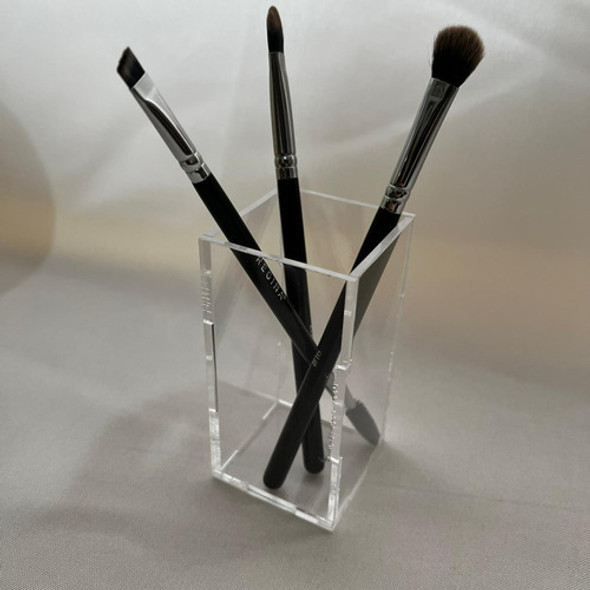 Caja Brochero Organizador De Maquillaje Pinceles Acrilico 0