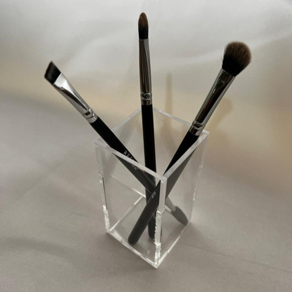 Caja Brochero Organizador De Maquillaje Pinceles Acrilico 1